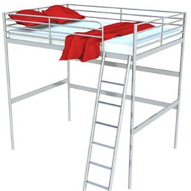 Ikea Bed 3D Object | FREE Artlantis Objects Download